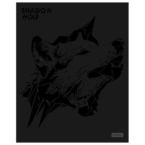 Тетрадь А5 48л. HATBER 20 шт. скоба, клетка, матовая ламинация, 3D лак, Shadow (микс в спайк, 48Т5лолВ1