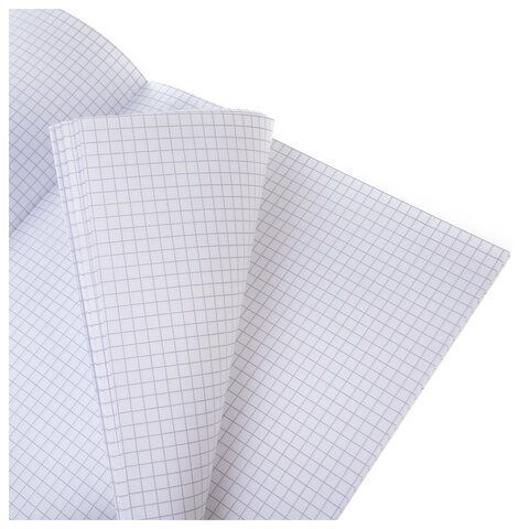 Тетрадь бумвинил А4 96л. скоба, офсет №1, клетка, ЧЕРНАЯ Metallic, HATBER, 093028, 96Т4бвВ3