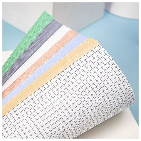 Тетрадь А5 96л. HATBER гребень, клетка, Soft-touch лам, тиснение, цвет.срез, Ботаника, 96Т5лтВ1гр