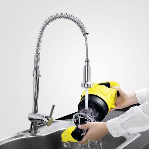 Пылесос KARCHER (КЕРХЕР) VC3 с контейнером &quot;циклон&quot;, потребляемая мощность 700 Вт, желтый, 1.198-125.0