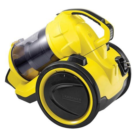 Пылесос KARCHER (КЕРХЕР) VC3 с контейнером &quot;циклон&quot;, потребляемая мощность 700 Вт, желтый, 1.198-125.0