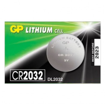 Батарейка GP 5 шт. Lithium, CR2032, литиевая, 1 шт., в блистере (отрывной блок), CR2032-7C5, CR2032-7CR5