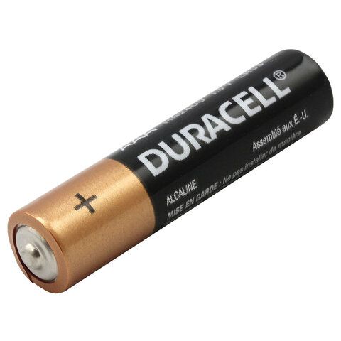 Батарейки КОМПЛЕКТ 4 шт. (отрывной блок), DURACELL Simply, ААА (LR03, 24А), алкалиновые, мизинчиковые, Б0046869