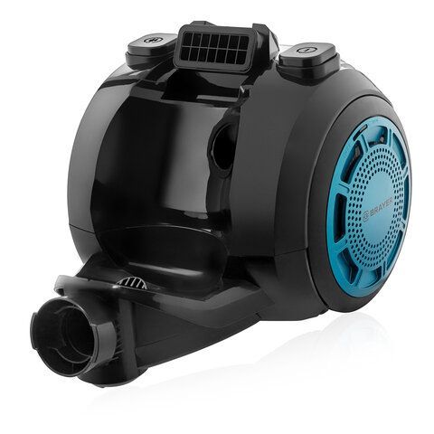 Пылесос BRAYER BR4200 с контейнером &quot;циклон&quot;, 1800 Вт, мощность всасывания 400 Вт, черный/синий