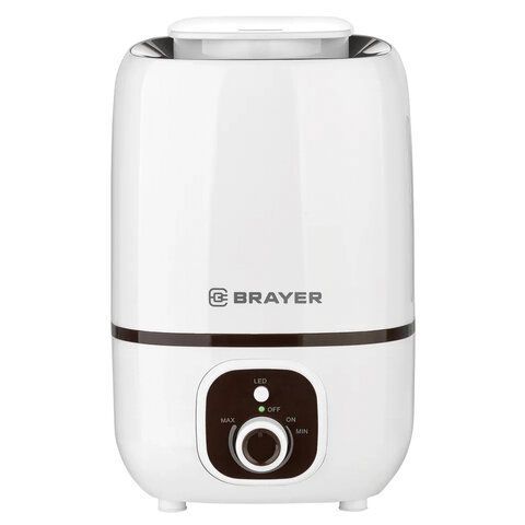 Увлажнитель воздуха BRAYER BR4701, объем бака 3 л, 25 Вт, арома-контейнер, белый