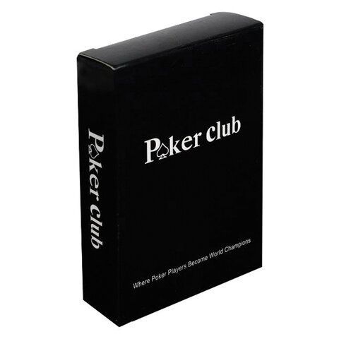 Карты игральные пластиковые &quot;Poker club&quot;, ассорти, 54 шт., 8,7 х 6,3 см, 25 мкм, ИН-9121, ИН-9130, ИН-4382