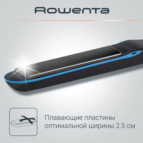 Выпрямитель для волос ROWENTA SF6220D0, 5 режимов нагрева, 130-230 °С, керамика, черный, 1830005680