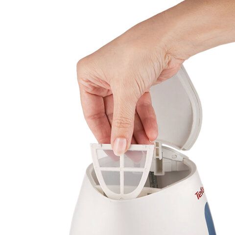 Чайник TEFAL KO29913E, 1,5 л, 2200 Вт, закрытый нагревательный элемент, пластик, белый, 7211000396