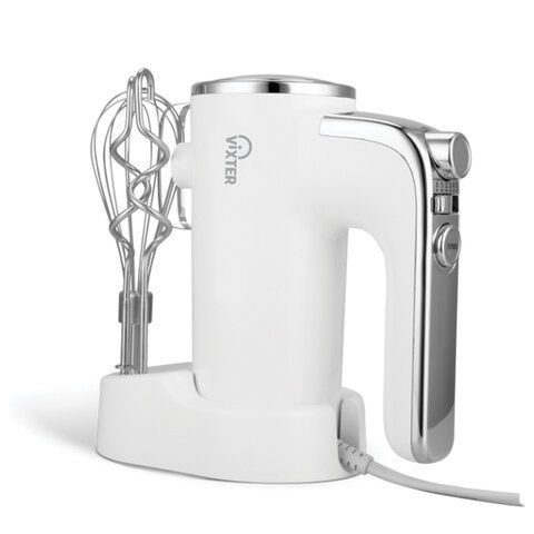 Миксер ручной VIXTER VHM-3300, 700Вт, 5 скоростей, 2 венчика 2 крюка для теста подста