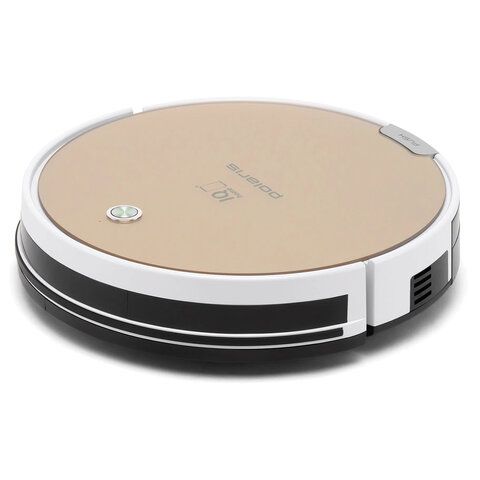 Робот-пылесос POLARIS PVCR 0735 IQ Home, WiFi, влажная уборка, контейнер 0,5 л, работа до 2,5 ч, золото, 52770