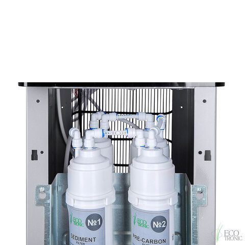 Пурифайер для воды ECOTRONIC M40-U4L, напольный НАГРЕВ/ОХЛАЖДЕНИЕ КОМПРЕССОРНОЕ 2 кра, 11609