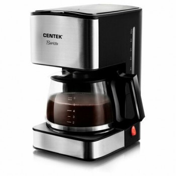 Кофеварка капельная CENTEK CT-1144, 680 Вт, объем 0,8 л, поддержание температуры, чер, CT-1147