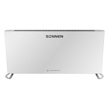 Обогреватель-конвектор SONNEN ONYX-2000.1, 2000 Вт, Х-образный нагревательный элемент, белый, 457630