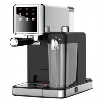 Кофеварка рожковая со встроенным капучинатором SONNEN CM-2032, 3 напитка, сенсорное управление, 19 бар, 1,2 л, 1350 Вт, 457881