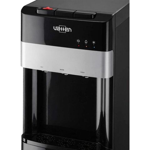 Кулер для воды VATTEN L07NK, напольный, НАГРЕВ/ОХЛАЖДЕНИЕ КОМПРЕССОРНОЕ, бутыль снизу, УТ-00000911