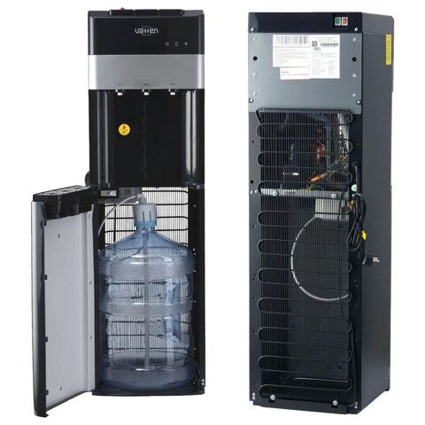 Кулер для воды VATTEN L07NK, напольный, НАГРЕВ/ОХЛАЖДЕНИЕ КОМПРЕССОРНОЕ, бутыль снизу, УТ-00000911