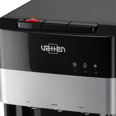 Кулер для воды VATTEN L07NK, напольный, НАГРЕВ/ОХЛАЖДЕНИЕ КОМПРЕССОРНОЕ, бутыль снизу, УТ-00000911