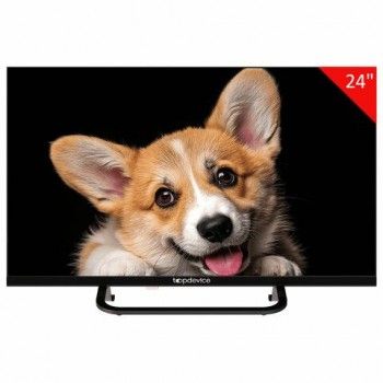 Телевизор TOPDEVICE TDTV24CS03H_BK, 24'' (60 см), 1366x768, HD, 16:9, SmartTV, WiFi B