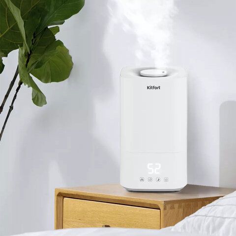 Увлажнитель воздуха KITFORT КТ-2810, объем бака 4 л., 25Вт, белый