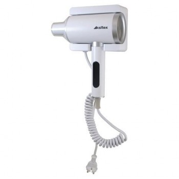 Фен для волос настенный KSITEX F-2000W JET, 2000Вт, пластик 2 скорости 2 температурны