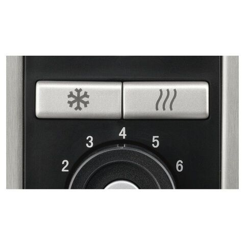 Тостер BOSCH TAT7S25, 1050 Вт, 2 тоста, 7 режимов, металл, серебристый