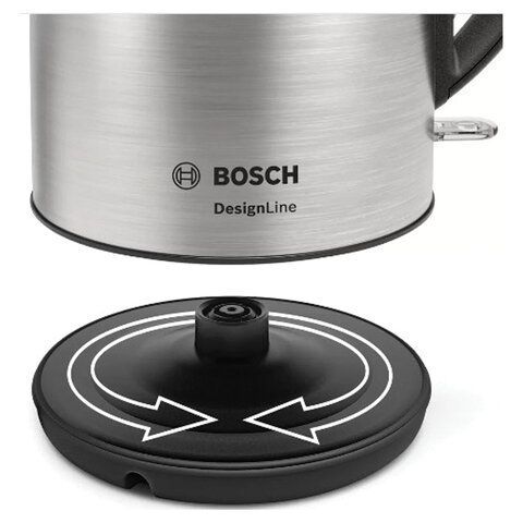 Чайник Bosch TWK 2M164, 1,7л, 2400Вт, закрытый нагревательный элемент, пластик, красный