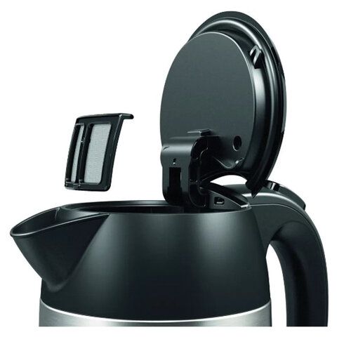 Чайник Bosch TWK 2M164, 1,7л, 2400Вт, закрытый нагревательный элемент, пластик, красный