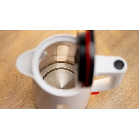 Чайник BOSCH TWK1M121, 1,7л, 2400Вт, закрытый нагревательный элемент, белый