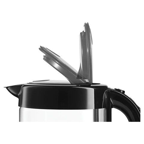 Чайник BOSCH TWK70B03, 1,7 л, 2400 Вт, закрытый нагревательный элемент, стекло, черны
