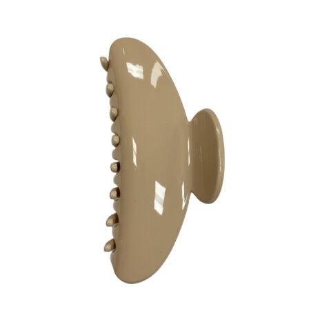 Краб для волос, ГИБКИЙ, НЕЛОМАЮЩИЙСЯ, 12 см, бежевый, MONTE VITA 12 шт., 458824