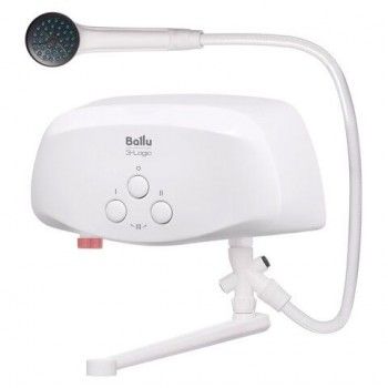 Водонагреватель проточный электрический BALLU 3-Logic TS, ненапорный 3,5 кВт 2л/м кра, НС-1588892