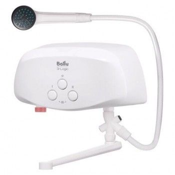 Водонагреватель проточный электрический BALLU 3-Logic TS, ненапорный 5,5 кВт 3,1л/м к, НС-1588893