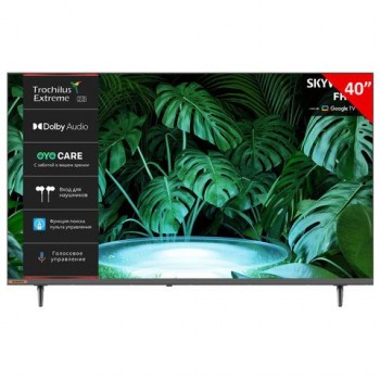 Телевизор SKYWORTH 40E55G, 40" (102 см), 1920 x 1080, LED, FULL HD, Smart TV, 60 Гц, черный