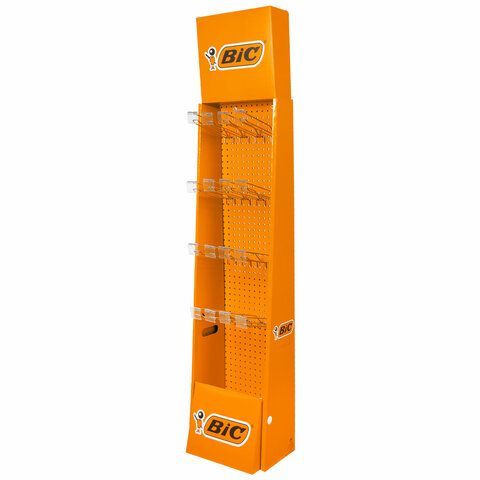 Стойка напольная для размещения товара BIC, 154,5х40х30 см, 15 крючков, БЕЗ НАПОЛНЕНИЯ, 934970
