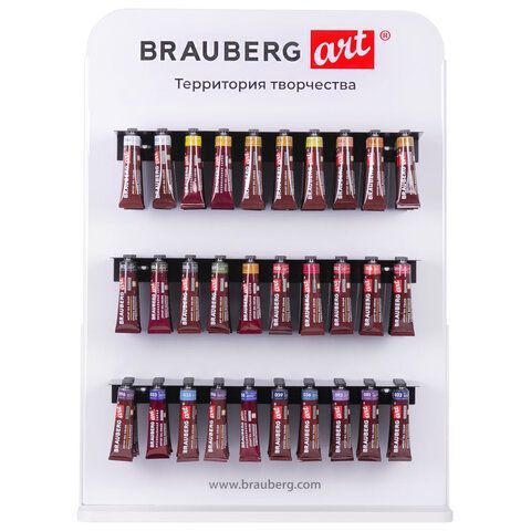 Стойка под масляные краски настольная BRAUBERG ART, акрил, 83х60х29см, 505928