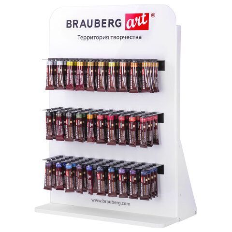 Стойка под масляные краски настольная BRAUBERG ART, акрил, 83х60х29см, 505928