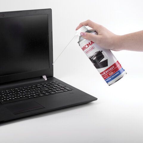 Баллон со сжатым воздухом ОФИСМАГ ДЛЯ ОЧИСТКИ ТЕХНИКИ, 520 мл, 511694