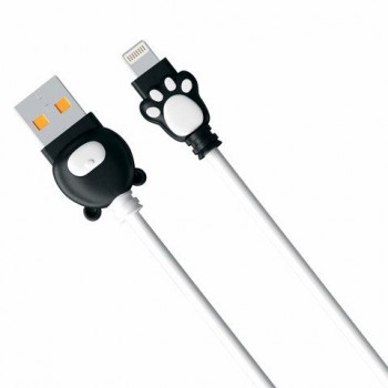 Кабель USB2.0-Lightning, 1м, mObility, лапки, ассорти, iPhone/iPad, УТ000037513