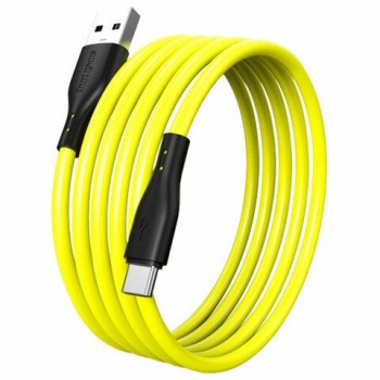 Кабель S21 USB -Type C, 1 м, 3 А, SMARTBUY, для зарядки и передачи данных, желтый 934, iK-3112-S21by