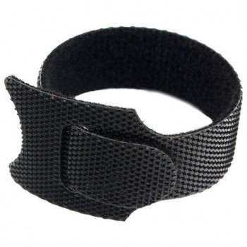 Хомуты-липучки 125 x 11 мм на основе ленты Velcro, CABLEXPERT 4 шт., черные (12 шт.), VT-125x11BK