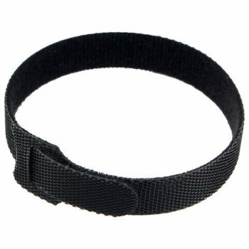Хомуты-липучки 200 x 11 мм на основе ленты Velcro®, CABLEXPERT 3 шт., черные (12 шт.), VT-200x11BK
