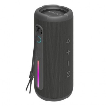 Колонка портативная KAIGO BT30T, 30 Вт, Bluetooth, USB, Micro SD, AUX, RGB, TWS, IPX7, черная, 514226