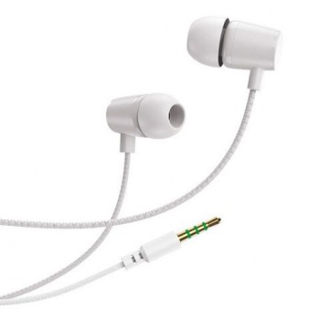 Наушники VIXION PRO VS-23, проводные, 1,2 м, вкладыши, белый, 03424, БП-00001012