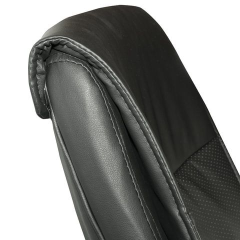 Кресло офисное BRABIX &quot;Space EX-508&quot;, экокожа, хром, черное, 530860