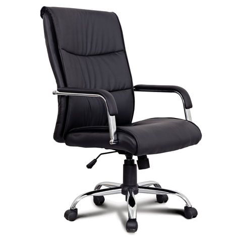 Кресло офисное BRABIX &quot;Space EX-508&quot;, экокожа, хром, черное, 530860