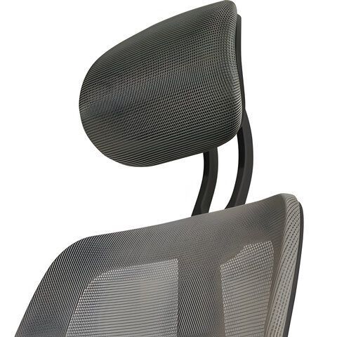 Кресло BRABIX &quot;Saturn ER-400&quot;, с подголовником, комбинированное, черное/серое, 530871