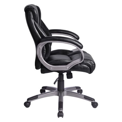 Кресло офисное BRABIX &quot;Eldorado EX-504&quot;, экокожа, черное, 530874