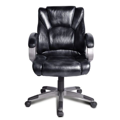 Кресло офисное BRABIX &quot;Eldorado EX-504&quot;, экокожа, черное, 530874