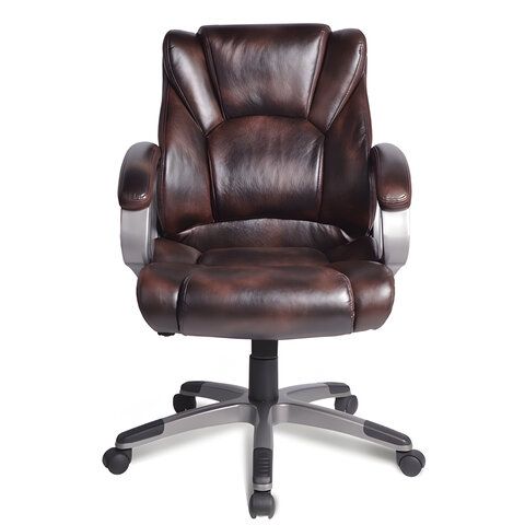 Кресло офисное BRABIX &quot;Eldorado EX-504&quot;, экокожа, коричневое, 530875