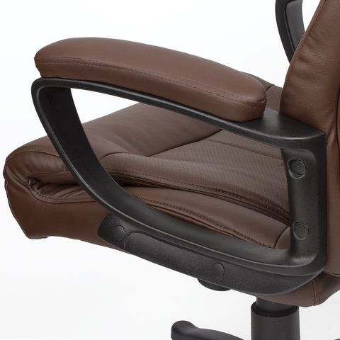 Кресло офисное BRABIX &quot;Enter EX-511&quot;, экокожа, коричневое, 531163